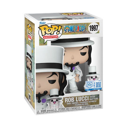 One Piece Rob Lucci with Hattori US Exclusive Pop! Vinyl