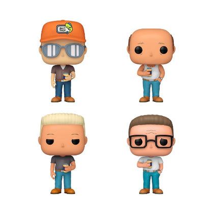 King of the Hill Dale, Hank, Bill & Boomhauer US Exclusive Pop! Vinyl 4-Pack
