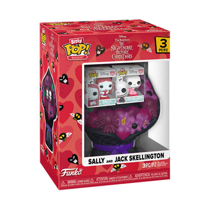 The Nightmare Before Christmas Jack & Sally Valentines Bitty Pop! Bouquet