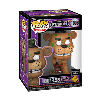 Funko Fusion FNAF Freddy Fazbear with Pizza Launcher CHASE Pop! Vinyl