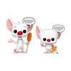 Animaniacs Pinky & The Brain US Exclusive Glow Pop! Saying 2-Pack