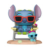Lilo & Stitch Stitch in Sunlounger US Exclusive Pop! Premium