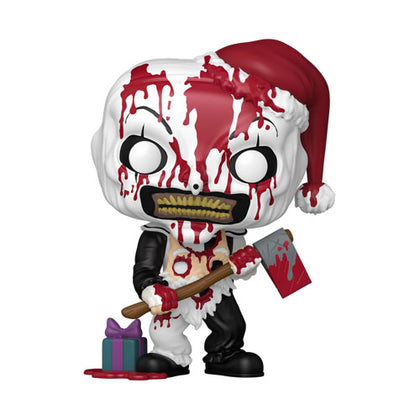 Terrifier 3 Art the Clown with Axe & Santa Hat US Exclusive Pop! Vinyl