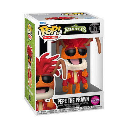 Muppets Pepe the Prawn Flocked Pop! Vinyl