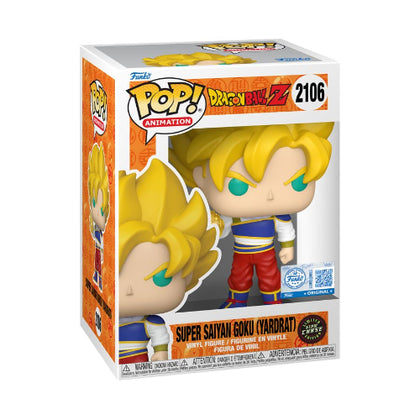 Dragon Ball Z Super Saiyan Goku (Yardrat) US Exclusive Glow CHASE Pop! Vinyl