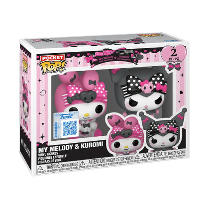 Sanrio My Melody 50th & Kuromi 20th Anniversary US Exclusive Pocket Pop! 2-Pack