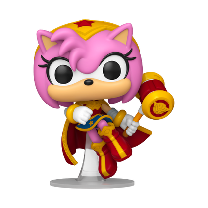 Justice League x Sonic the Hedgehog Amy Rose as Wonder Woman US Exclusive Pop! Vinyl