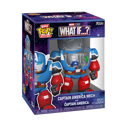 What If Captain America with Mech Bitty Pop! Bot