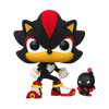 Sonic Shadow with Dark Chao (Flocked) US Exclusive Pop! Vinyl