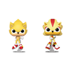 Sonic the Hedgehog Super Sonic & Super Shadow US Exclusive Flocked Pop! Vinyl