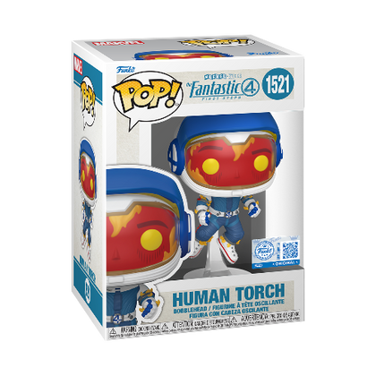 Fantastic Four (2025) Human Torch in Space Suit US Exclusive Pop! Vinyl