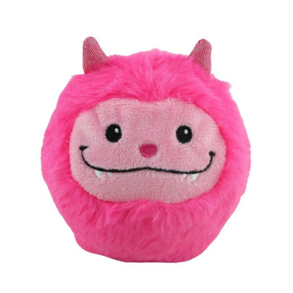 Fuzzy Foam Balls Slow Rise Squishy Toy Pink Yeti