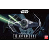 Star Wars Tie Advanced X 1 1:72 Scale Plastic Model Kit