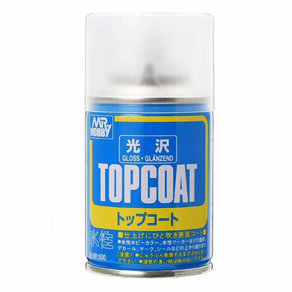 Mr Hobby Mr Topcoat B-501 Water Based Gloss Clear Finishing Spray