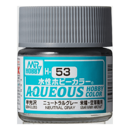 Mr Hobby Aqueous Color Paint H-053 Semi-Gloss US Army Aircraft Natural Gray