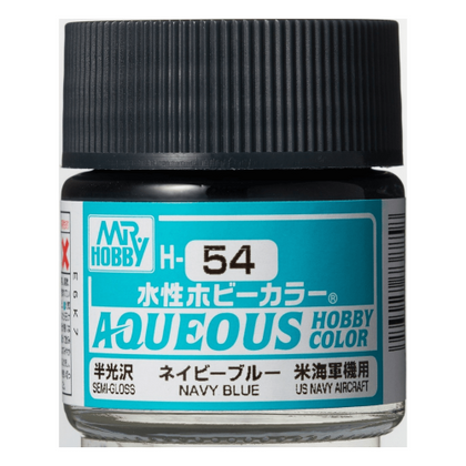 Mr Hobby Aqueous Color Paint H-054 Semi-Gloss US Navy Aircraft Navy Blue