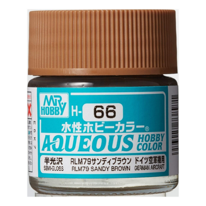 Mr Hobby Aqueous Color Paint H-066 Semi-Gloss German Aircraft RLM79 Sandy Brown
