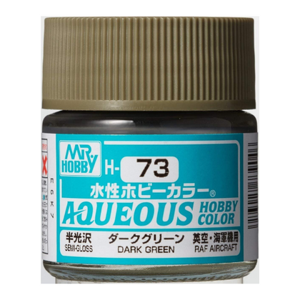 Mr Hobby Aqueous Color Paint H-073 Semi-Gloss RAF Aircraft Camo Dark Green 2