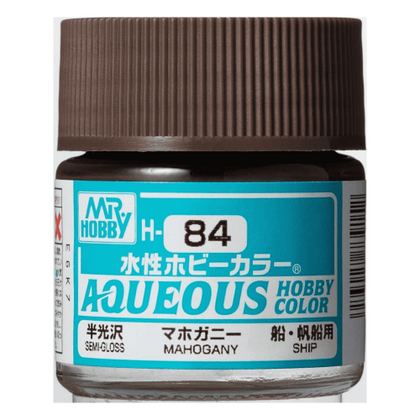 Mr Hobby Aqueous Color Paint H-084 Semi-Gloss Primary Mahogany