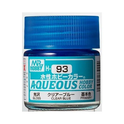 Mr Hobby Aqueous Color Paint H-093 Gloss Primary Clear Blue