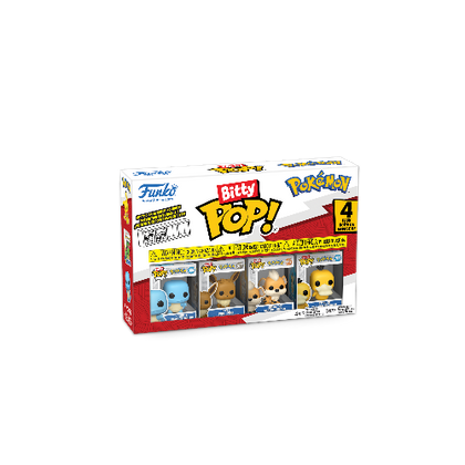 Pokemon Squirtle Bitty Pop! 4-Pack