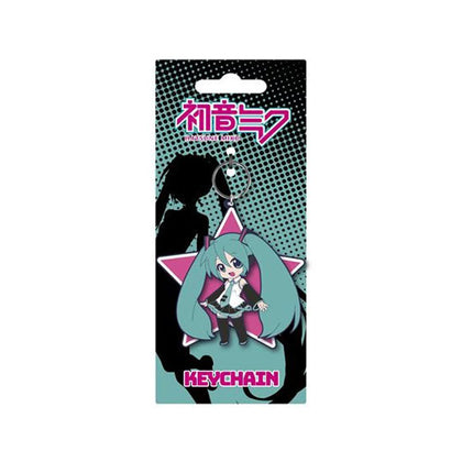 Hatsune Miku Rubber Keyring Star