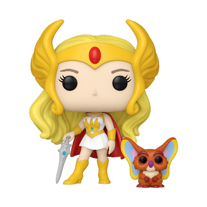 She-Ra Princess of Power 40th Anniversary She-Ra with Kowl Pop! Vinyl