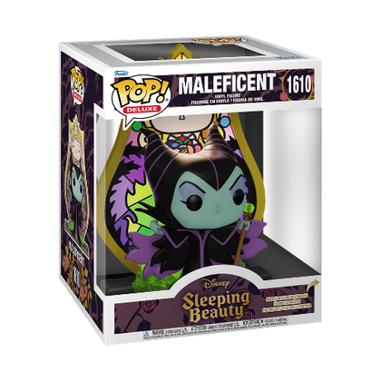 Disney Sleeping Beauty Maleficent Stained Glass Pop! Deluxe