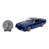 Stranger Things Billy's 1979 Chevy Camaro Z28 with Collectible Coin 1:24 Scale Diecast Vehicle