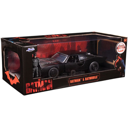 The Batman Batmobile with Batman 1:18 Scale Hollywood Ride with Light