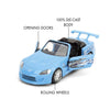 Fast & Furious 2001 Honda S2000 (Blue) 1:32 Scale Diecast Vehicle