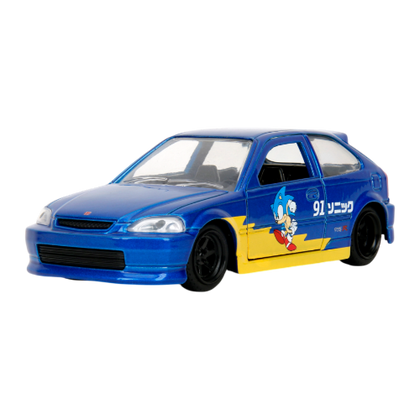 Sonic the Hedgehog 1997 Honda Civic Type-R 1:32 Scale Diecast Vehicle