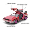 Pink Slips Time Machine (Pink) 1:24 Scale Diecast Vehicle