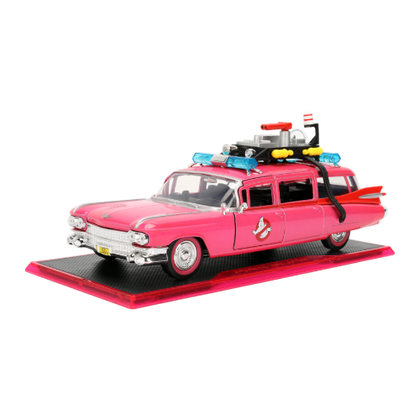 Pink Slips Ghostbusters Ecto-1 (Pink) 1:24 Scale Diecast Vehicle