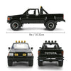 Back To The Future 1985 Toyota SR5 Pickup Truck with Marty's Skateboard 1:24 Scale Diecast Vehicle