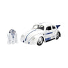 Star Wars 1959 Volkswagen Drag Beetle with R2-D2 Figure 1:24 Scale Diecast Vehicle