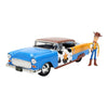 Toy Story 1955 Chevrolet Bel Air with Woody Figure 1:24 Scale Diecast Vehicle