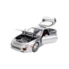 JDM Tuners 1995 Toyota Supra (Silver) 1:24 Scale Diecast Vehicle