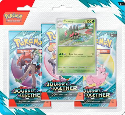 Pokemon TCG Scarlet & Violet Journey Together Yanmega Triple Booster Blister