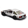 Kaido House Mini GT Toyota Sprinter Trueno Kaido Street V1 White/Black 1:64 Scale Diecast Vehicle