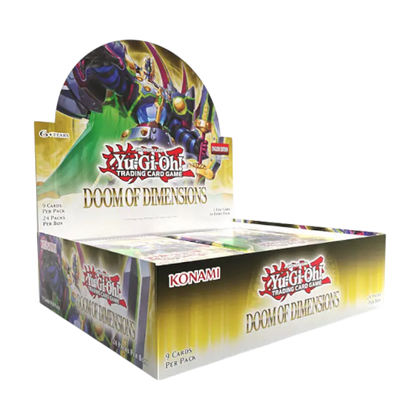 YuGiOh Doom of Dimensions Booster SEALED Box [24 Boosters]