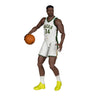 NBA Milwaukee Bucks Giannis Antetokounmpo 6 Inch Scale Action Figure