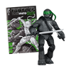 Teenage Mutant Ninja Turtles TMNT Black & White Leonardo 5 Inch Scale Action Figure