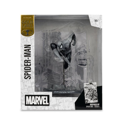 Marvel Comics Spider-Man #6 Spider-Man 1:10 Scale Gold Label PVC Statue