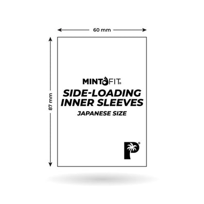 Deck Protector Palms Off MintFit Side-Load Inner Sleeve Japanese 100ct Clear