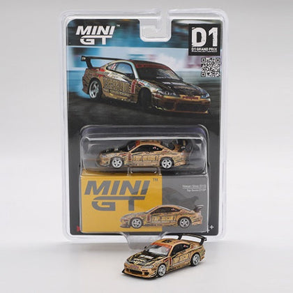 Mini GT Nissan Silvia S-15 Top Secret D1GP 1:64 Scale Diecast Vehicle