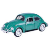 Motormax Timeless Legends - 1966 Volkswagen Beetle (Green) 1:24 Diecast Model Car