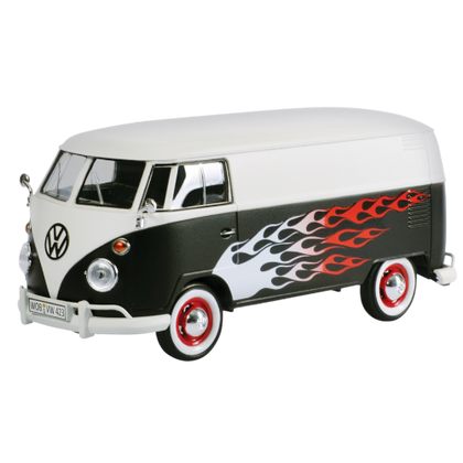 Motormax VW Volkswagen Collection Type 2 Delivery Van Hot Rod 2-Tone 1:24 Scale Diecast Vehicle