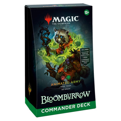 Magic the Gathering Bloomburrow Animated Army Commander Deck