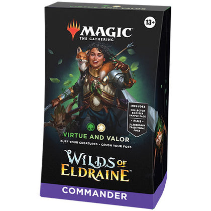 Magic the Gathering Wilds of Eldraine Virtue and Valor Commander Deck